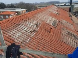 Rimozione pannelli solari dal tetto ultimati